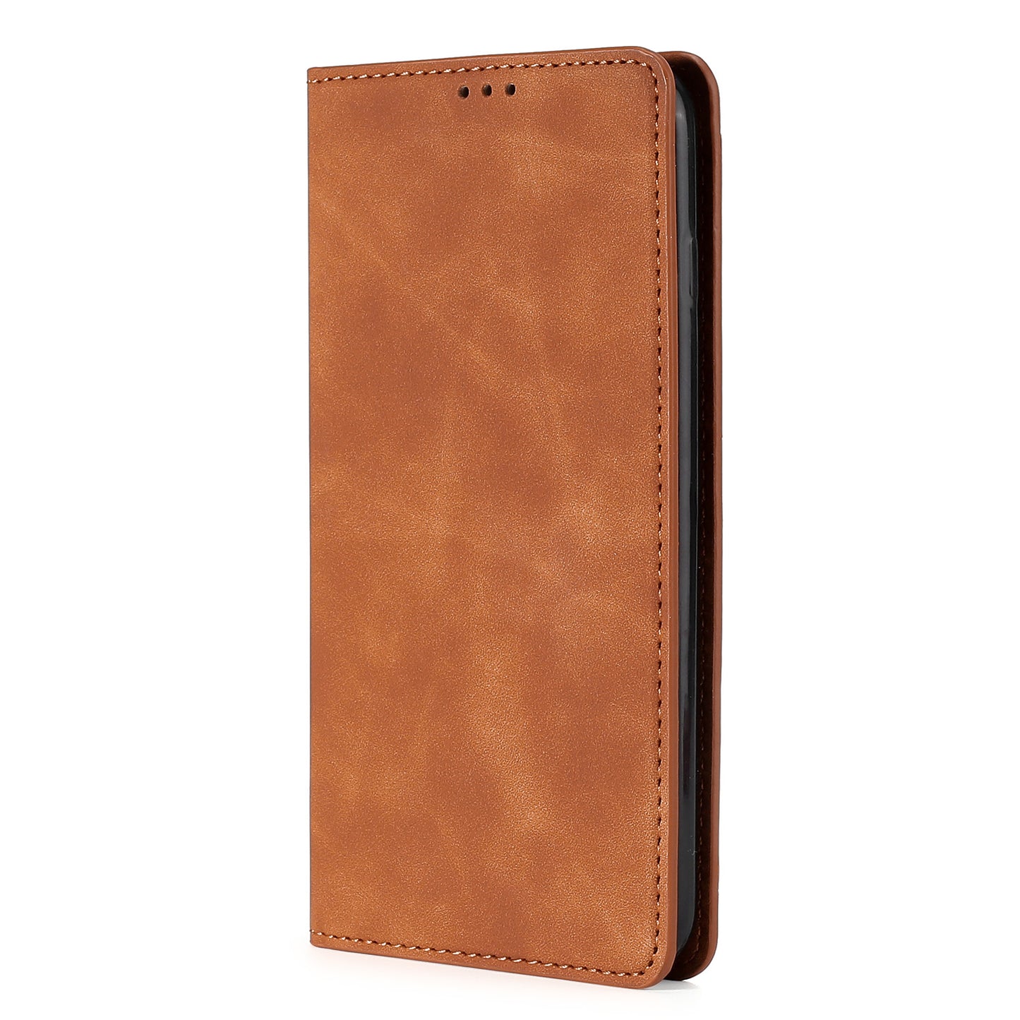 Skin-touch Feeling Magnetic Auto Closing Card Slots PU Leather Stand Phone Protector Case for Honor 50