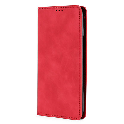 Skin-touch Feeling Magnetic Auto Closing Card Slots PU Leather Stand Phone Protector Case for Honor 50