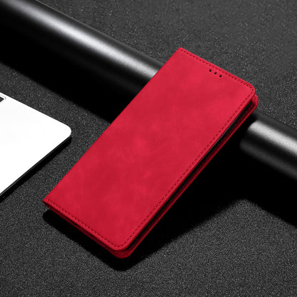 Skin-touch Feeling Magnetic Auto Closing Card Slots PU Leather Stand Phone Protector Case for Honor 50