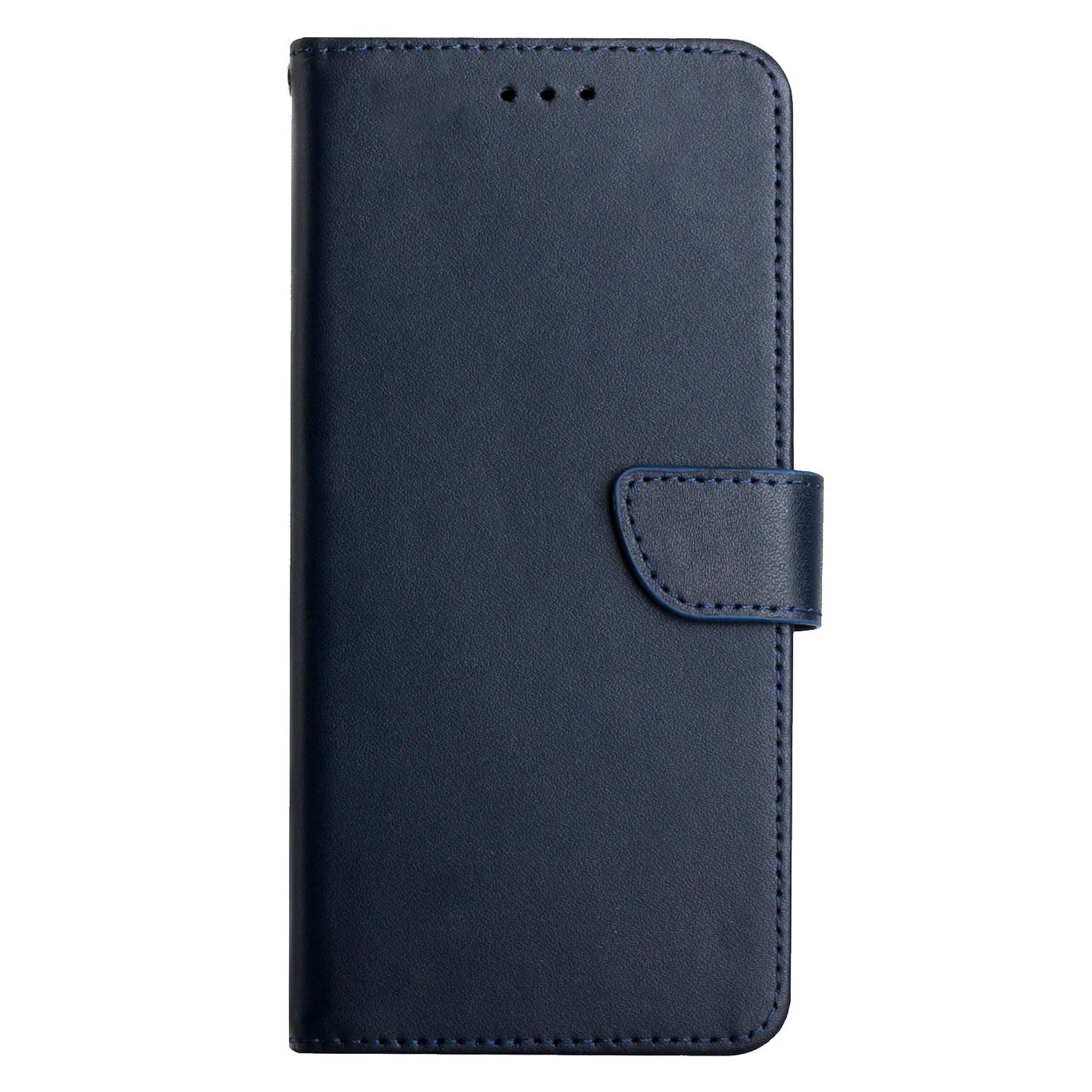 Solid Color Nappa Texture Case Stand Wallet Genuine Leather Mobile Phone Cover for Huawei P40 Pro