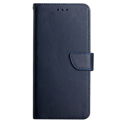 For Huawei P40 Nappa Texture Solid Color Supporting Stand Wallet Mobile Case Genuine Leather + TPU Flip Phone Shell