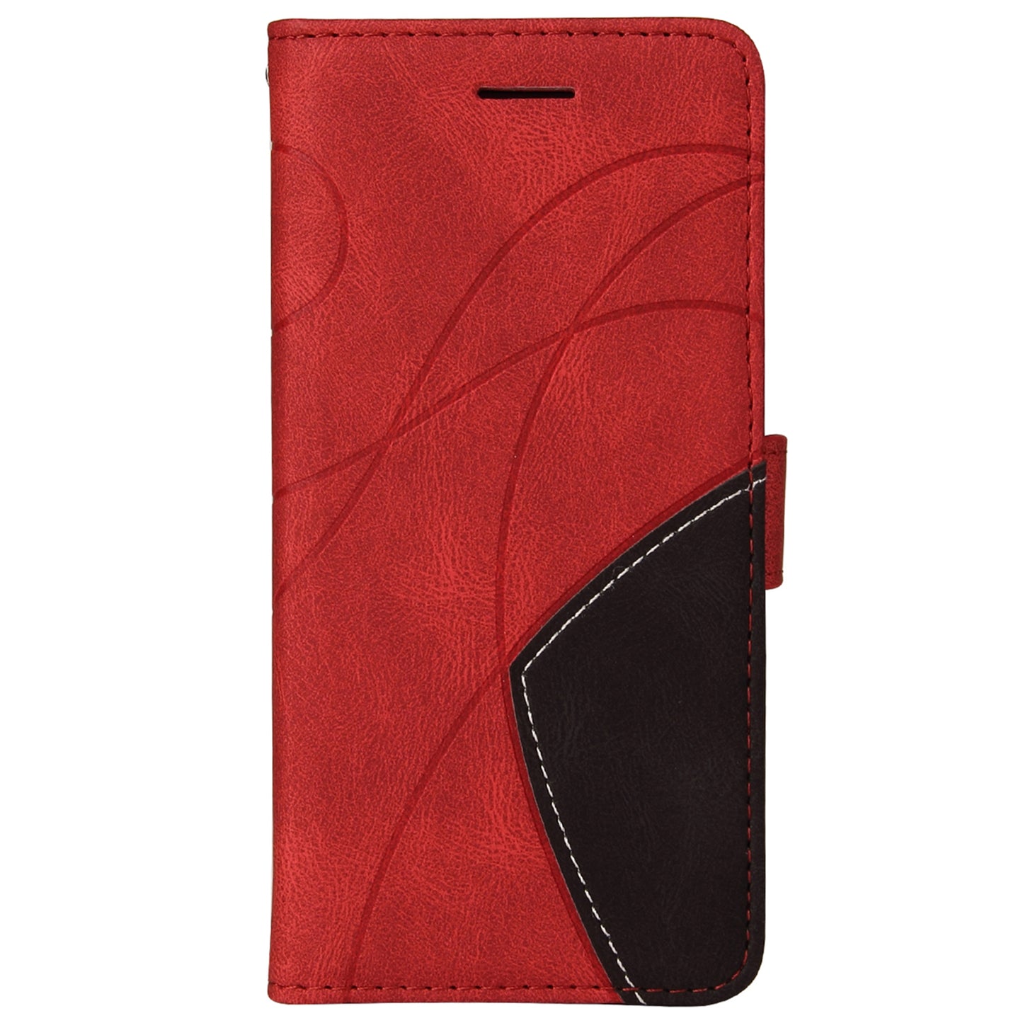 KT Leather Series-1 Anti-fingerprint Dual-Color Splicing Style Flip Phone Shell PU Leather Wallet Design Phone Case with Stand for Huawei nova 9 / Honor 50