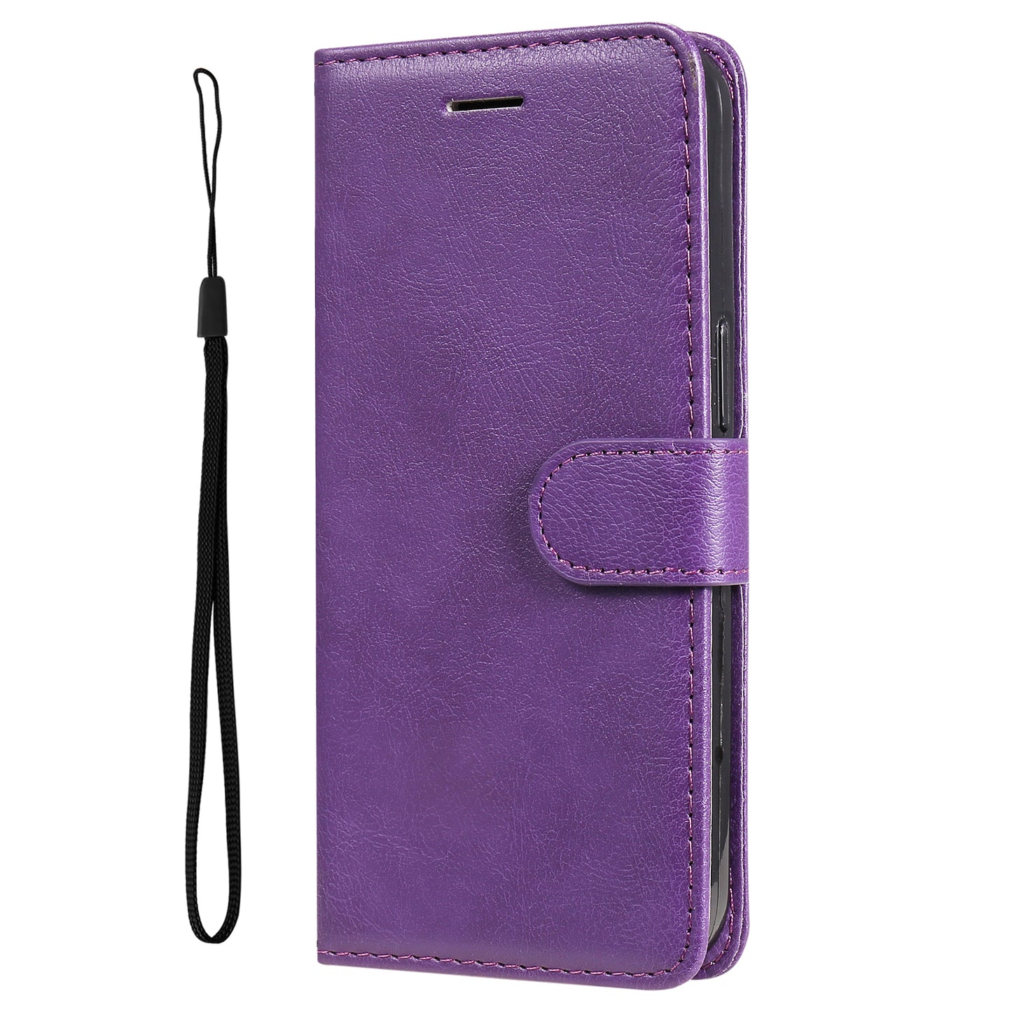 KT Leather Series-2 Solid Color Wallet Leather Case Inner Soft TPU Phone Cover with Adjustable Stand for Honor 50 5G/Huawei nova 9