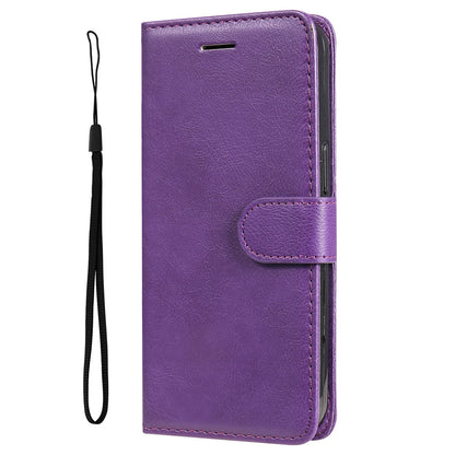 KT Leather Series-2 Solid Color Wallet Leather Case Inner Soft TPU Phone Cover with Adjustable Stand for Honor 50 5G/Huawei nova 9