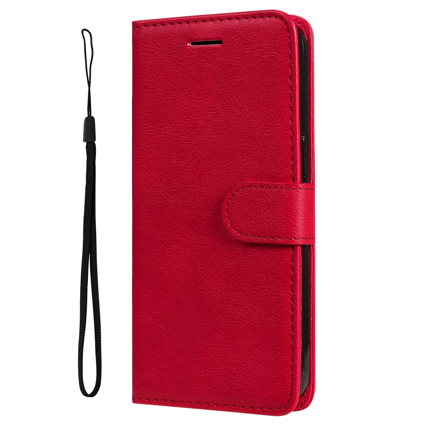 KT Leather Series-2 Solid Color Wallet Leather Case Inner Soft TPU Phone Cover with Adjustable Stand for Honor 50 5G/Huawei nova 9