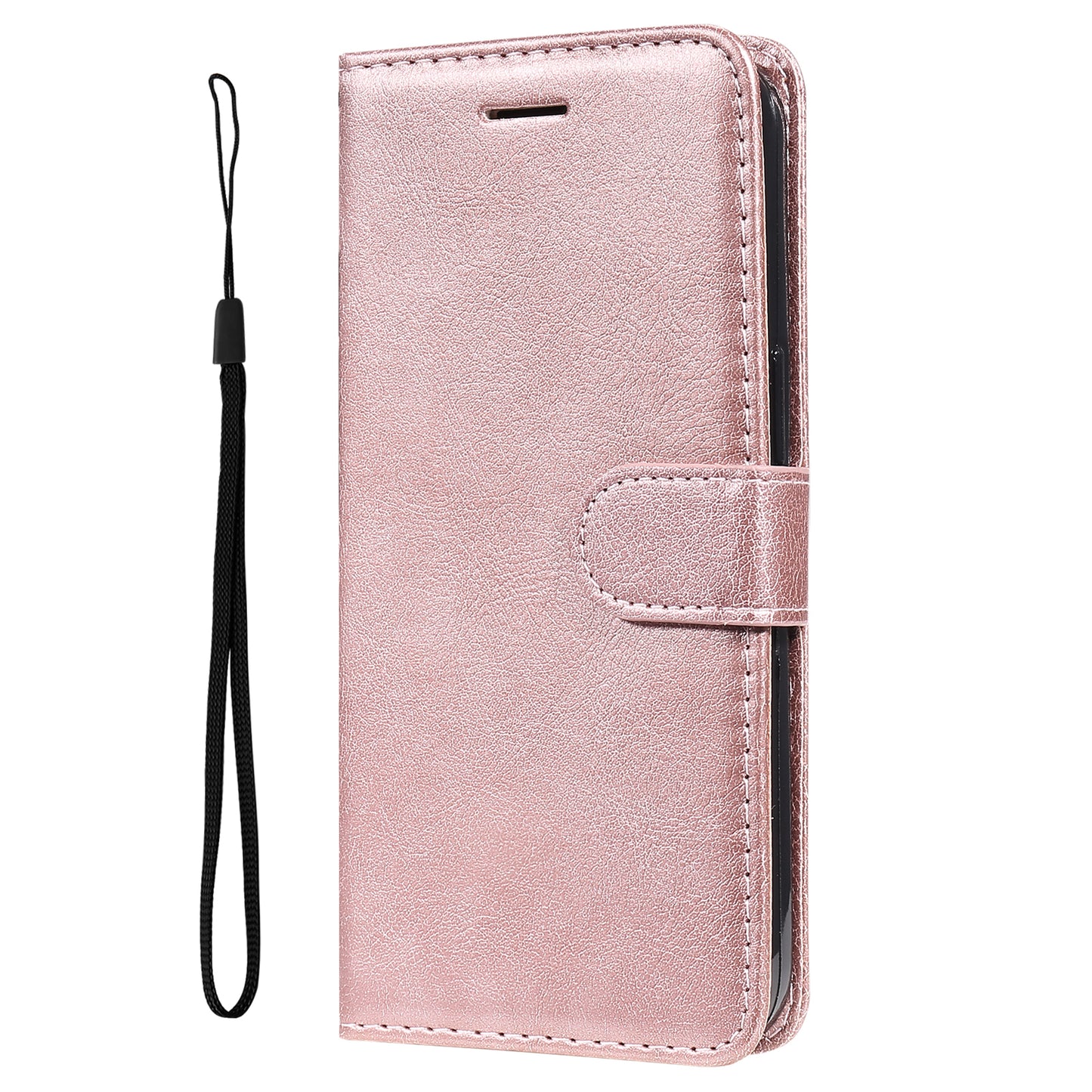 KT Leather Series-2 Solid Color Wallet Leather Case Inner Soft TPU Phone Cover with Adjustable Stand for Honor 50 5G/Huawei nova 9