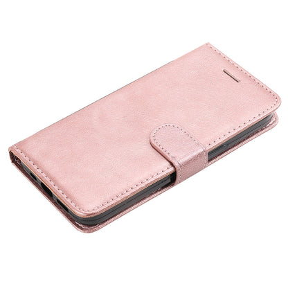 KT Leather Series-2 Solid Color Wallet Leather Case Inner Soft TPU Phone Cover with Adjustable Stand for Honor 50 5G/Huawei nova 9