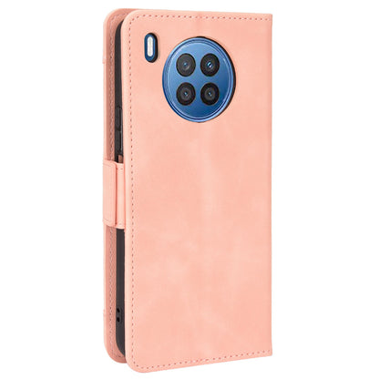 For Huawei nova 8i/Honor 50 Lite Shockproof Magnetic Closure Flip Case Multiple Card Slot Design PU Leather Wallet Phone Cover