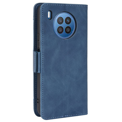 For Huawei nova 8i/Honor 50 Lite Shockproof Magnetic Closure Flip Case Multiple Card Slot Design PU Leather Wallet Phone Cover