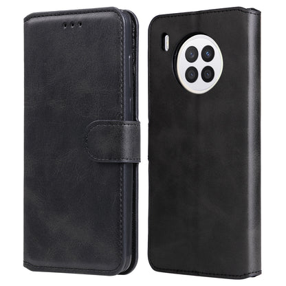 For Huawei nova 8i/Honor 50 Lite 5G Classic Stand Design Cover PU Leather Wallet Drop-proof Flip Phone Case Shell