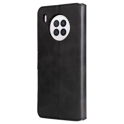 For Huawei nova 8i/Honor 50 Lite 5G Classic Stand Design Cover PU Leather Wallet Drop-proof Flip Phone Case Shell