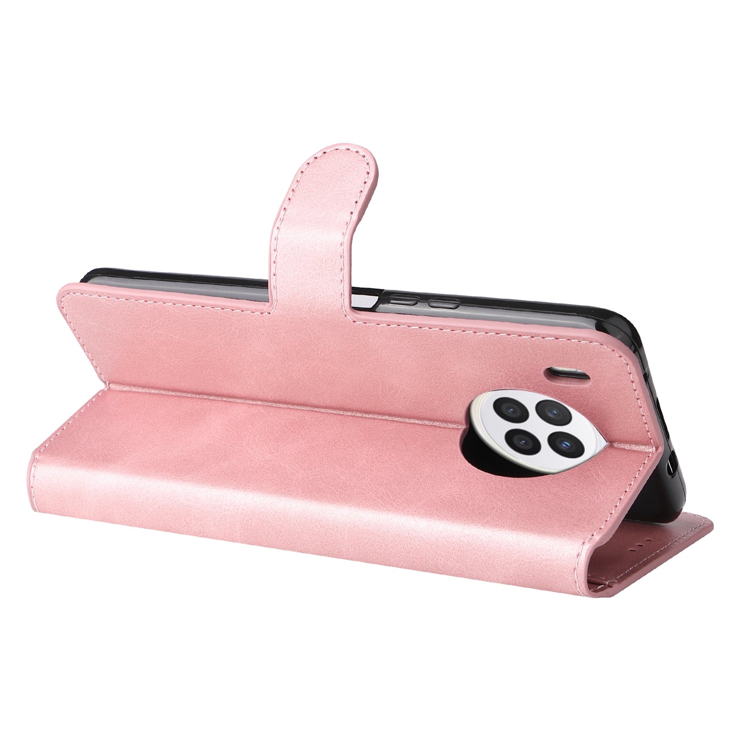 For Huawei nova 8i/Honor 50 Lite 5G Classic Stand Design Cover PU Leather Wallet Drop-proof Flip Phone Case Shell