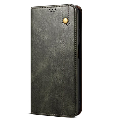 Waxy Crazy Horse Texture Foldable Stand PU Leather + TPU Phone Case with Wallet for Honor 50 Lite/Huawei nova 8i