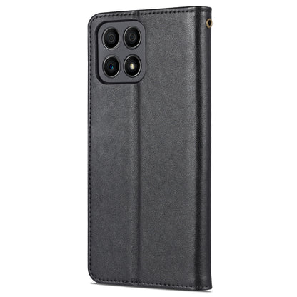AZNS PU Leather + TPU All-inclusive Protection Phone Case with Stand Wallet for Honor X30i