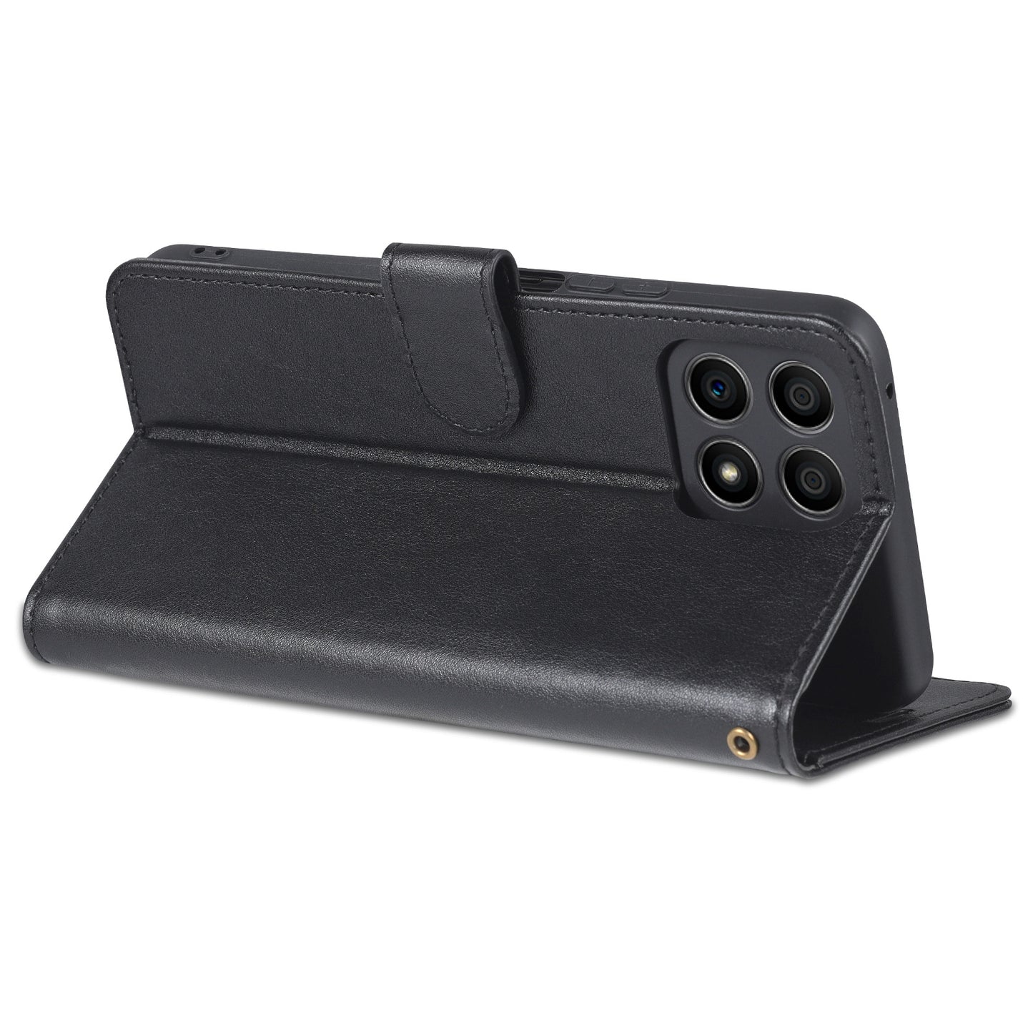 AZNS PU Leather + TPU All-inclusive Protection Phone Case with Stand Wallet for Honor X30i