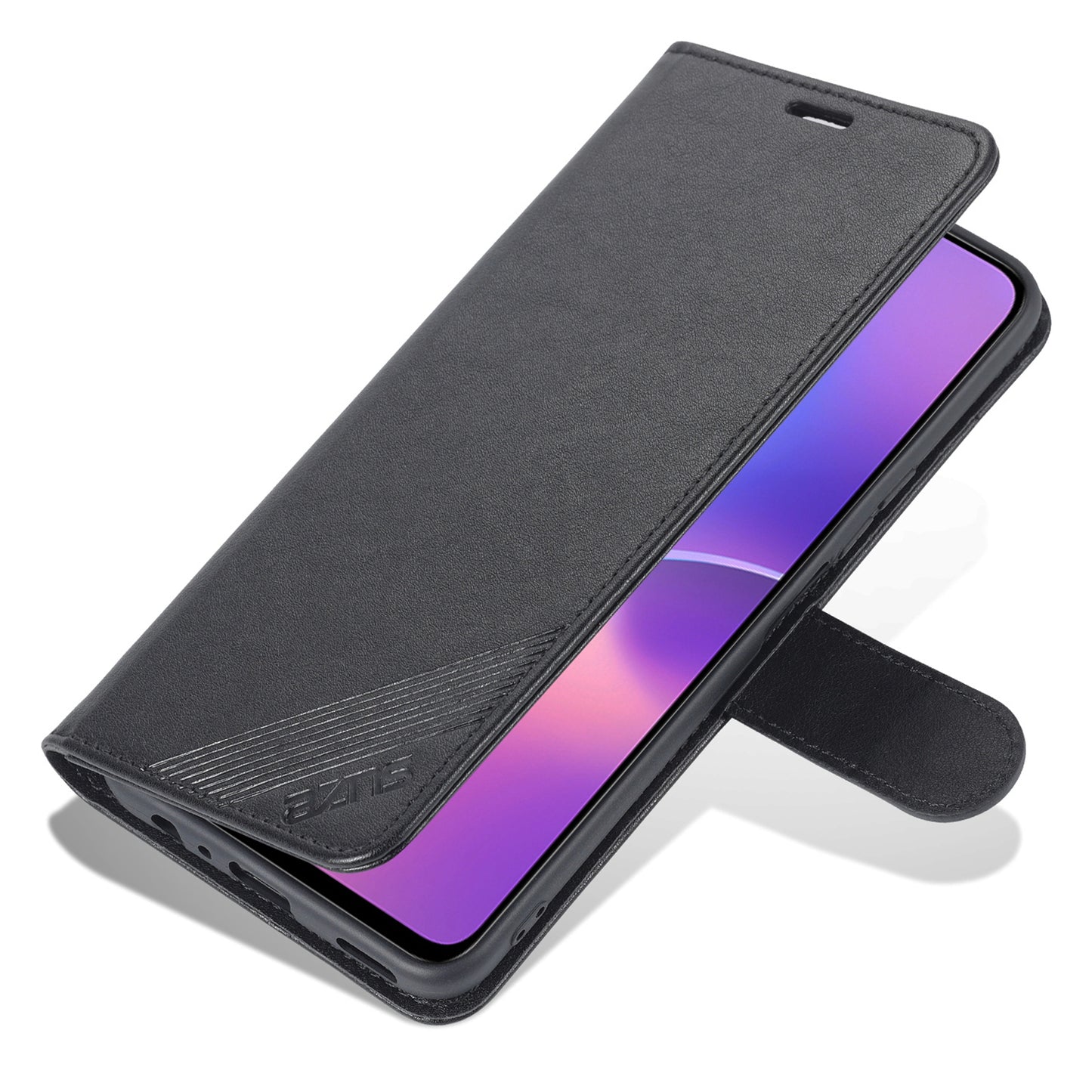 AZNS PU Leather + TPU All-inclusive Protection Phone Case with Stand Wallet for Honor X30i