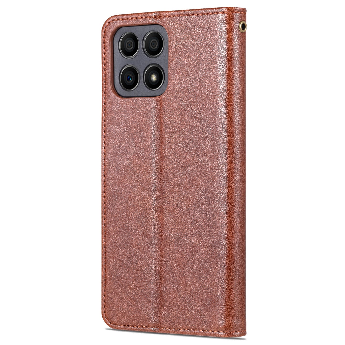 AZNS PU Leather + TPU All-inclusive Protection Phone Case with Stand Wallet for Honor X30i