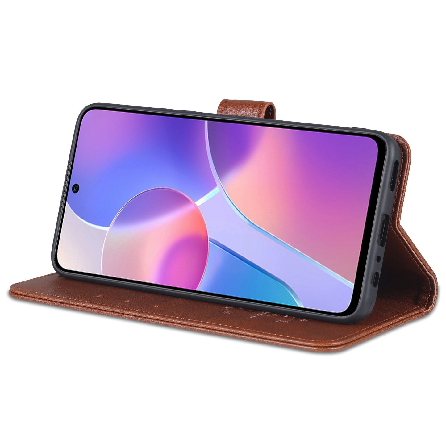 AZNS PU Leather + TPU All-inclusive Protection Phone Case with Stand Wallet for Honor X30i