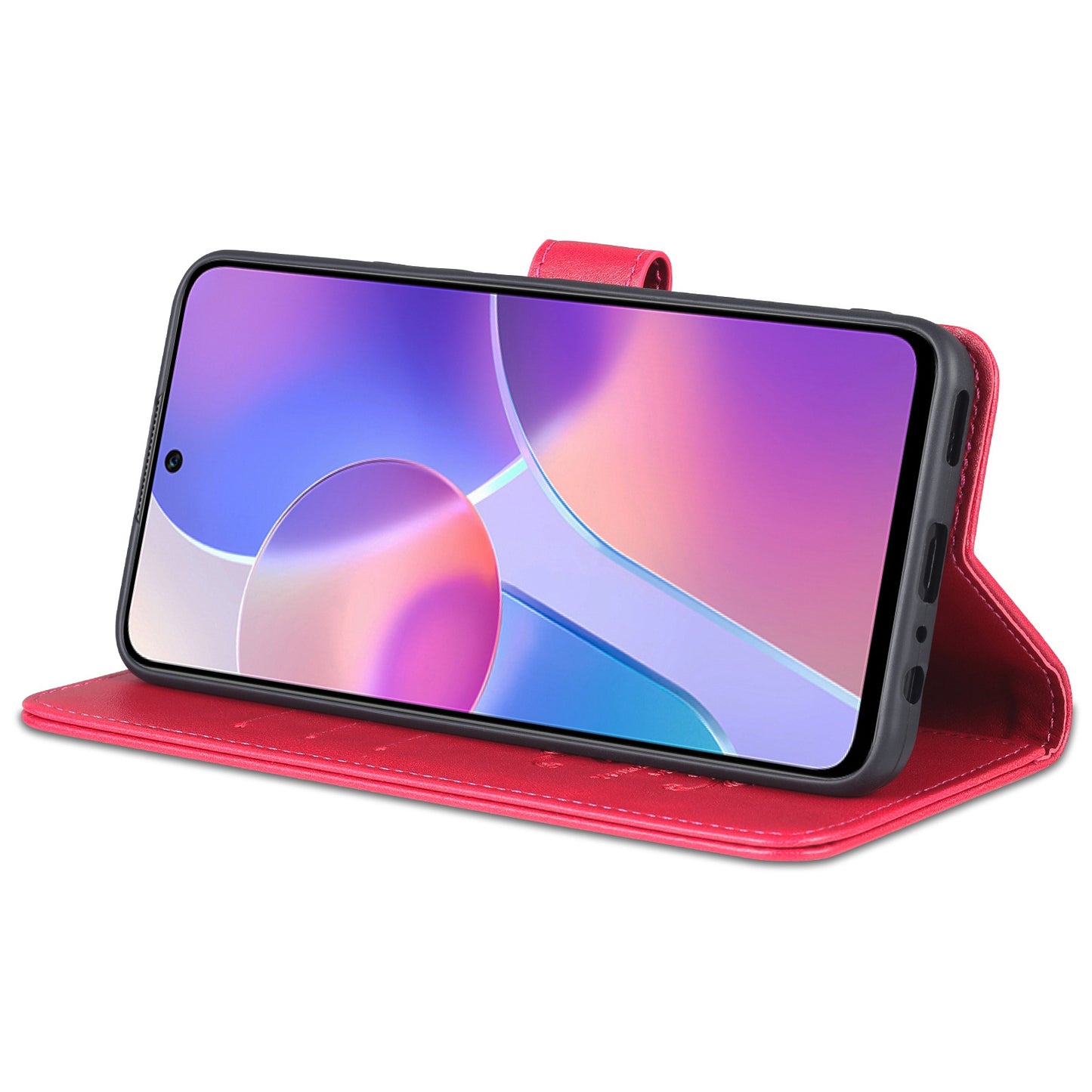 AZNS PU Leather + TPU All-inclusive Protection Phone Case with Stand Wallet for Honor X30i