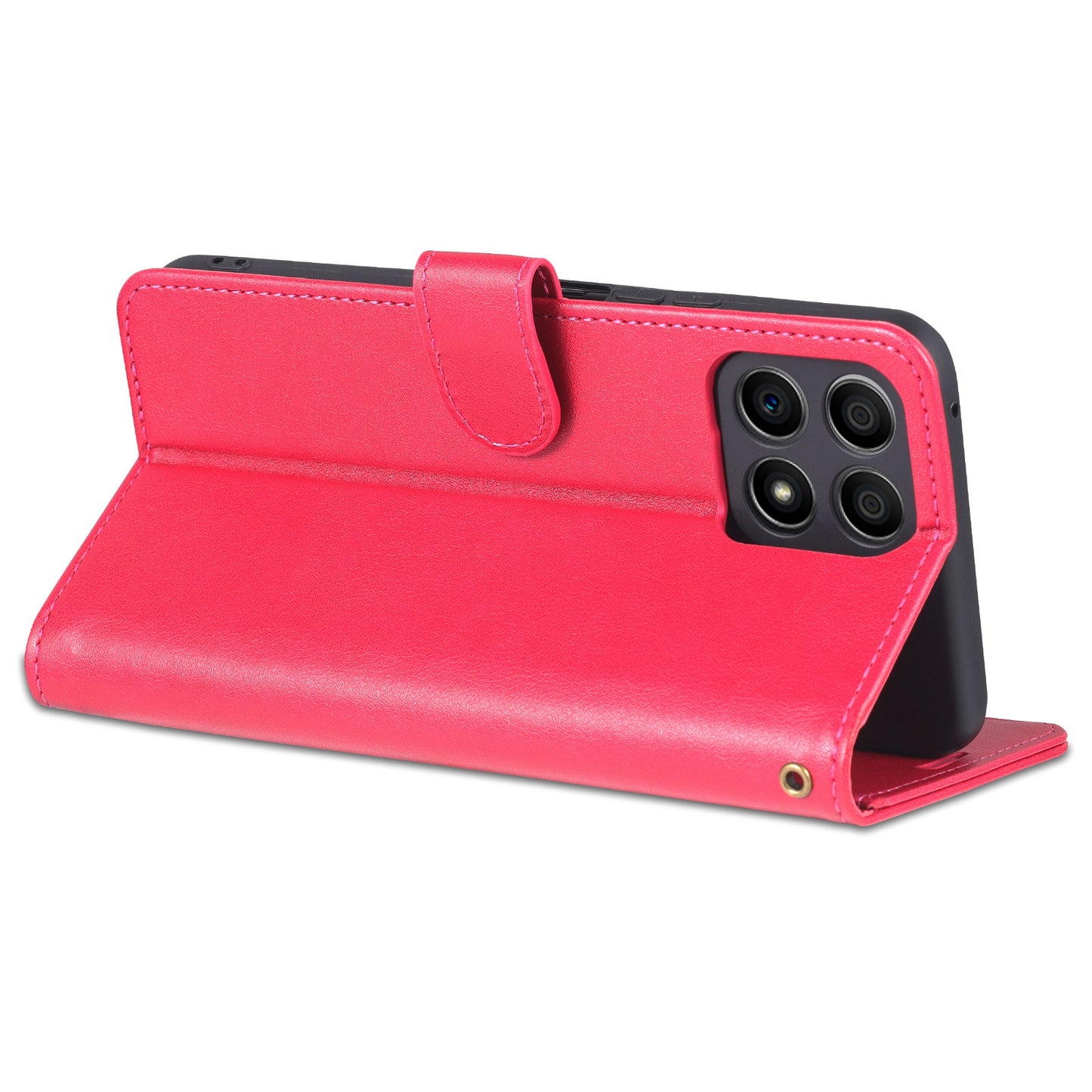 AZNS PU Leather + TPU All-inclusive Protection Phone Case with Stand Wallet for Honor X30i