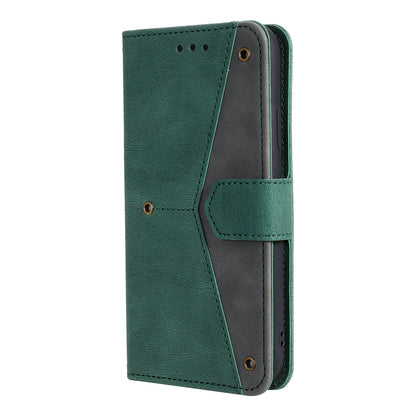 For Huawei nova 9 Shockproof PU Leather Wallet Phone Stand Case Rivet Decor Full Protection Phone Cover