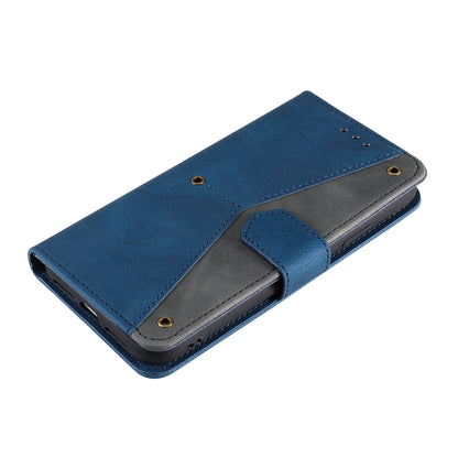 For Huawei nova 9 Shockproof PU Leather Wallet Phone Stand Case Rivet Decor Full Protection Phone Cover