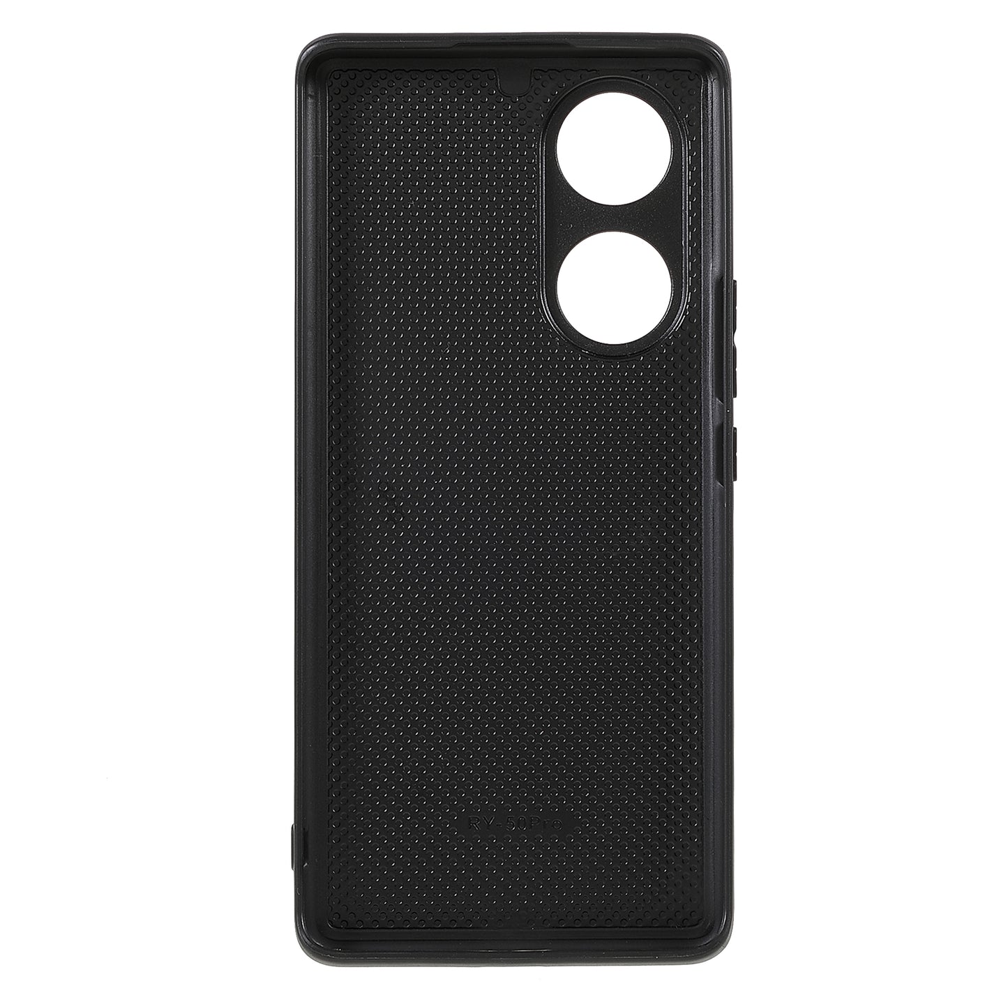 Drop-proof Precise Cutout Litchi Texture Case Genuine Leather Coated TPU + PC Phone Cover Shell for Honor 50/Huawei nova 9