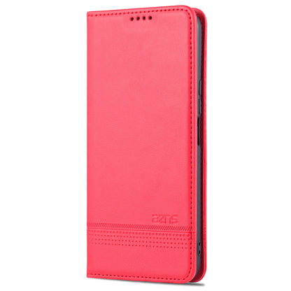 AZNS Magnetic Auto-absorbed Wallet Stand Design PU Leather Shockproof Phone Cover Case for Honor X30i