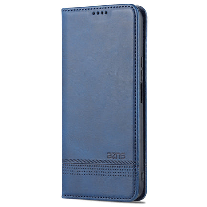 AZNS Magnetic Auto-absorbed Wallet Stand Design PU Leather Shockproof Phone Cover Case for Honor X30i