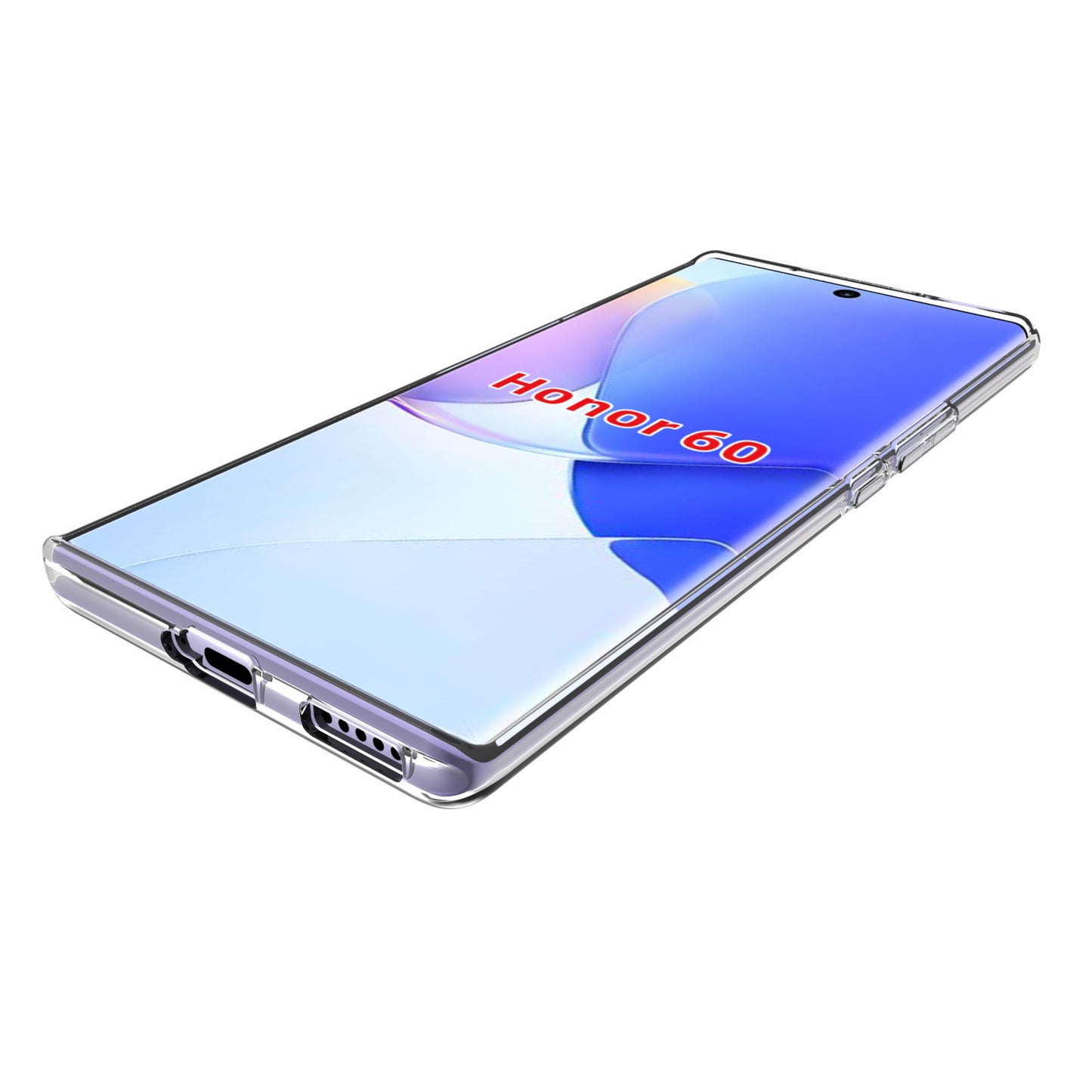 10Pcs/Pack Inner Watermark-resistant Clear Soft TPU Phone Protective Case Cover for Honor 60