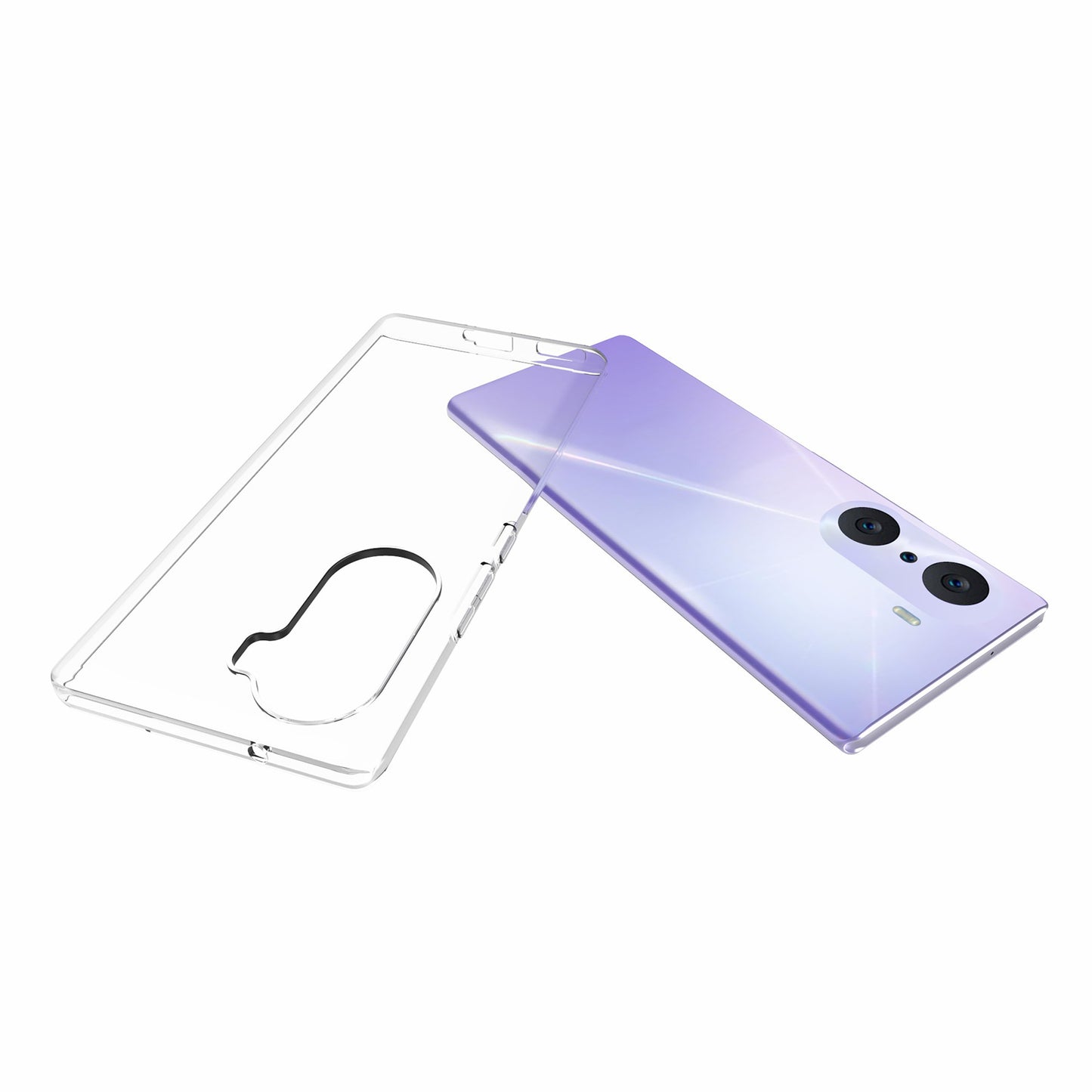 10Pcs/Pack Inner Watermark-resistant Clear Soft TPU Phone Protective Case Cover for Honor 60