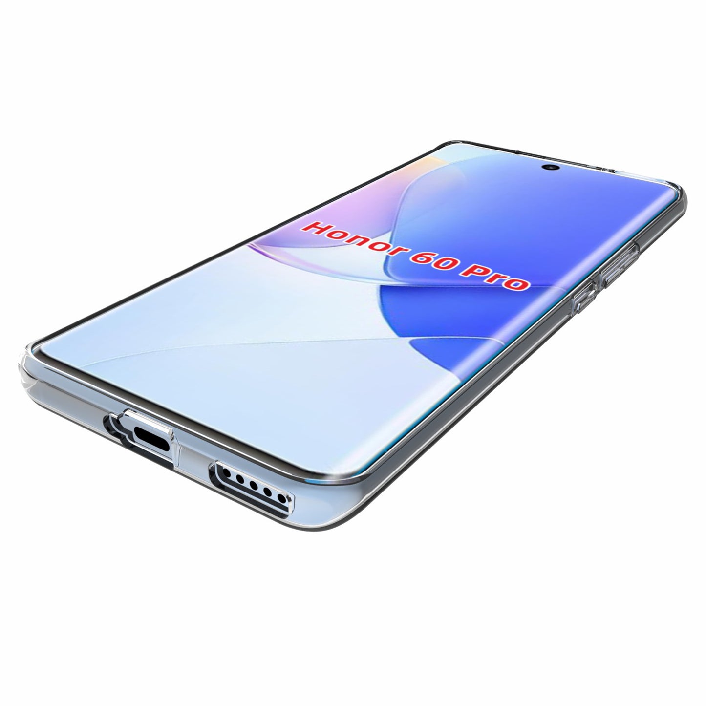 10Pcs/Pack Clear Soft TPU Inner Watermark-resistant Anti-scratch Phone Back Cover Case for Honor 60 Pro