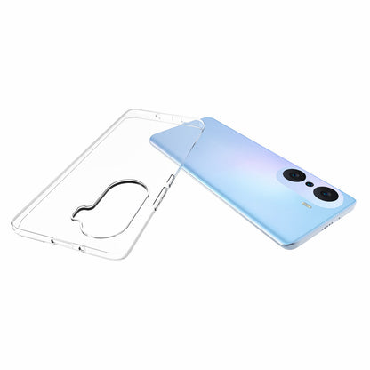 10Pcs/Pack Clear Soft TPU Inner Watermark-resistant Anti-scratch Phone Back Cover Case for Honor 60 Pro