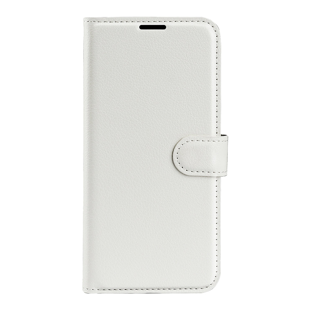 Shockproof PU Leather Coated TPU Mobile Phone Case Litchi Texture Stand Wallet Flip Protective Phone Cover for Huawei nova 8i/Honor 50 Lite