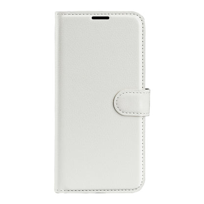 Shockproof PU Leather Coated TPU Mobile Phone Case Litchi Texture Stand Wallet Flip Protective Phone Cover for Huawei nova 8i/Honor 50 Lite