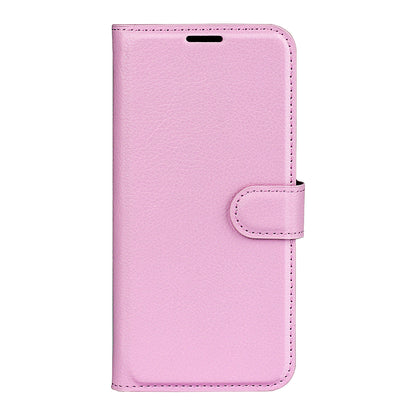 Shockproof PU Leather Coated TPU Mobile Phone Case Litchi Texture Stand Wallet Flip Protective Phone Cover for Huawei nova 8i/Honor 50 Lite