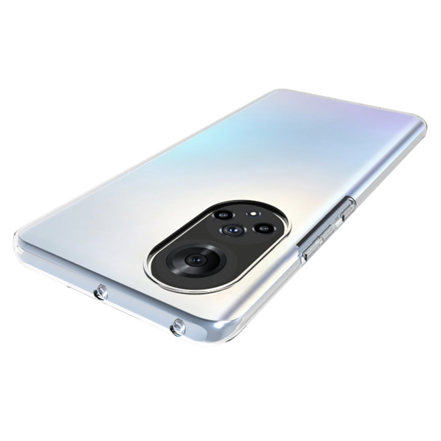 10Pcs/Pack Super Clear Mobile Phone Covering TPU Phone Case Inner Watermark-Free Phone Case for Honor 50 / Huawei nova 9