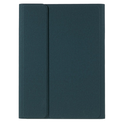 Pen Slot Design Cloth Texture Tablet Leather Cover Stand Case + Wireless Bluetooth Keyboard for Huawei MatePad Pro 10.8 (2021)