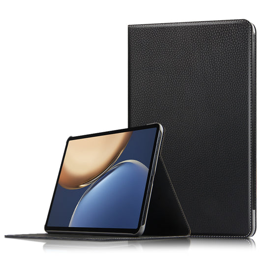 Auto Wake/Sleep Genuine Leather Adjustable Stand Tablet Case Cover for Honor Tablet V7 Pro