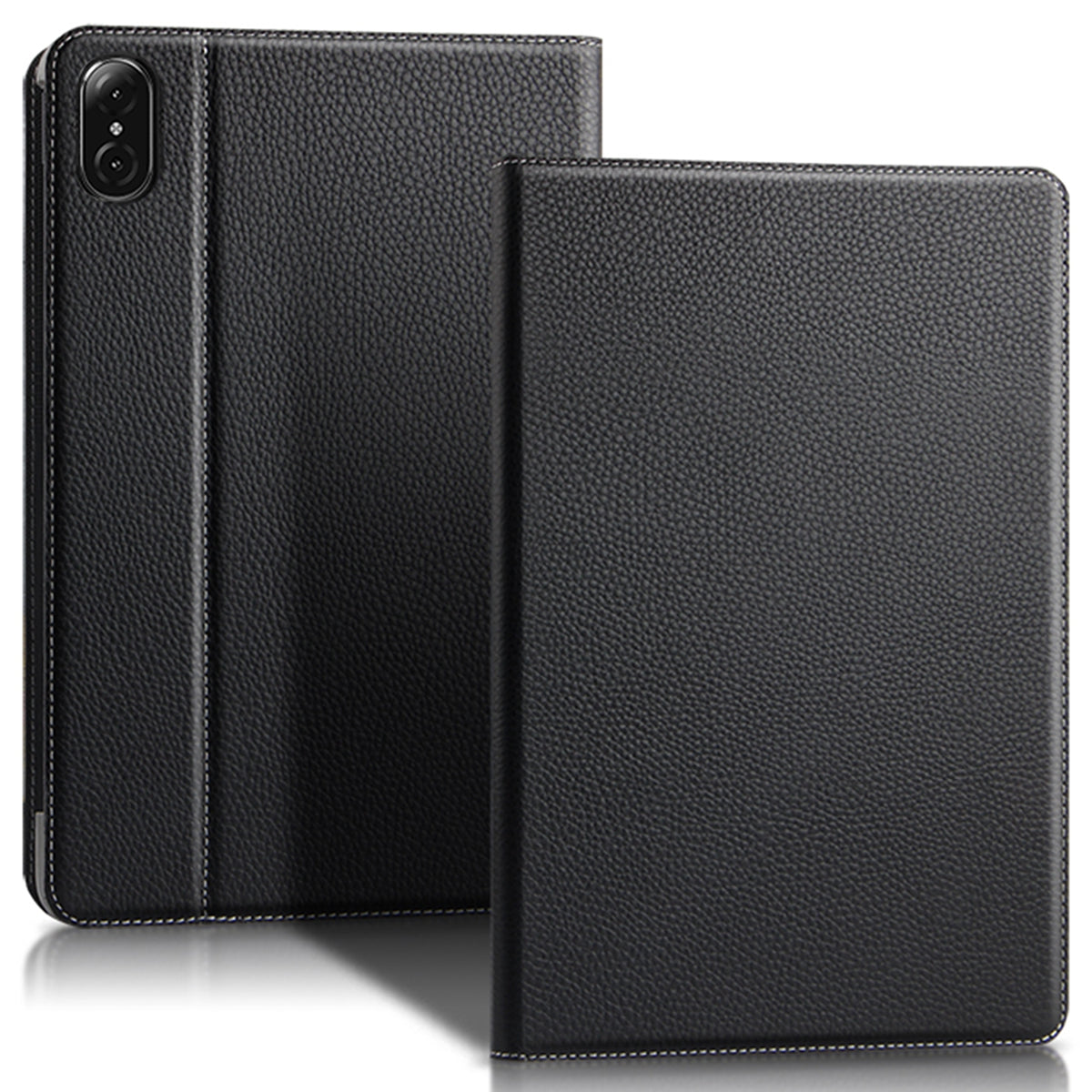 Auto Wake/Sleep Genuine Leather Adjustable Stand Tablet Case Cover for Honor Tablet V7 Pro