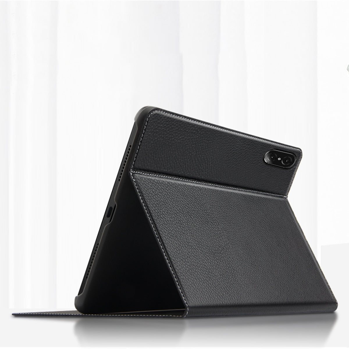 Auto Wake/Sleep Genuine Leather Adjustable Stand Tablet Case Cover for Honor Tablet V7 Pro