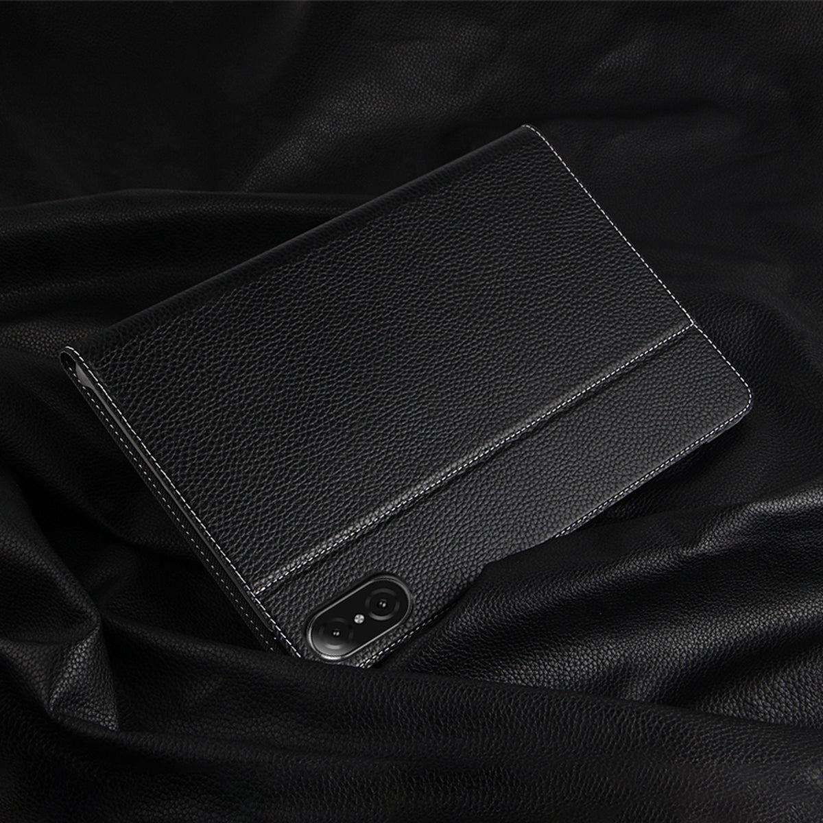 Auto Wake/Sleep Genuine Leather Adjustable Stand Tablet Case Cover for Honor Tablet V7 Pro