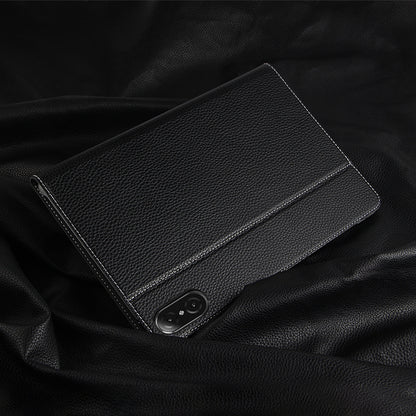 Auto Wake/Sleep Genuine Leather Adjustable Stand Tablet Case Cover for Honor Tablet V7 Pro