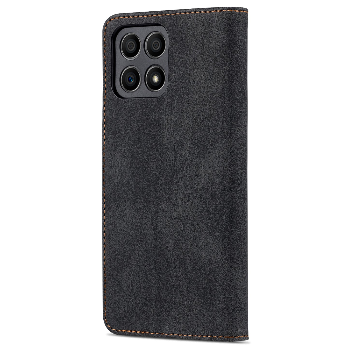 AZNS Magnetic Closure PU Leather Flip Wallet Case Stand Shockproof TPU Inner Shell Phone Cover for Honor X30i