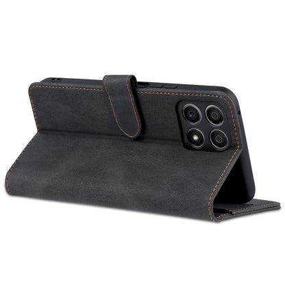 AZNS Magnetic Closure PU Leather Flip Wallet Case Stand Shockproof TPU Inner Shell Phone Cover for Honor X30i