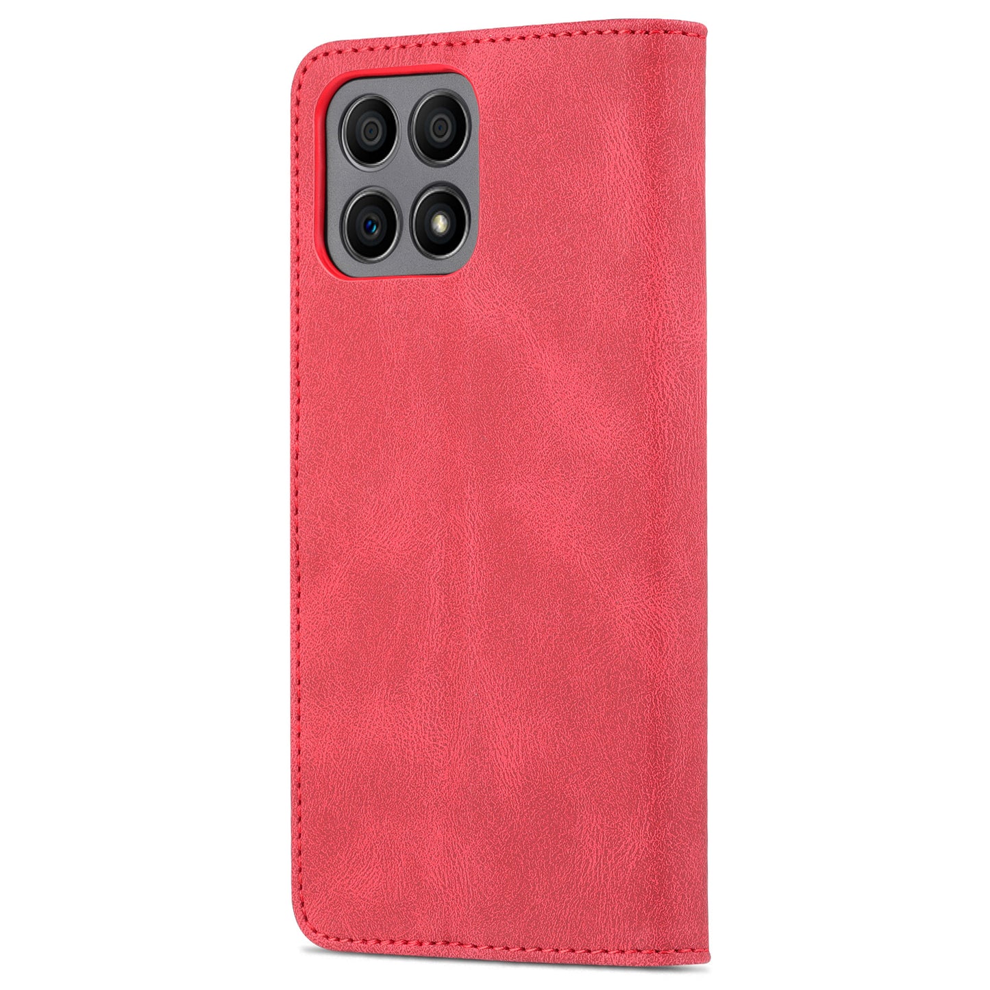 AZNS Magnetic Closure PU Leather Flip Wallet Case Stand Shockproof TPU Inner Shell Phone Cover for Honor X30i
