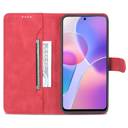 AZNS Magnetic Closure PU Leather Flip Wallet Case Stand Shockproof TPU Inner Shell Phone Cover for Honor X30i