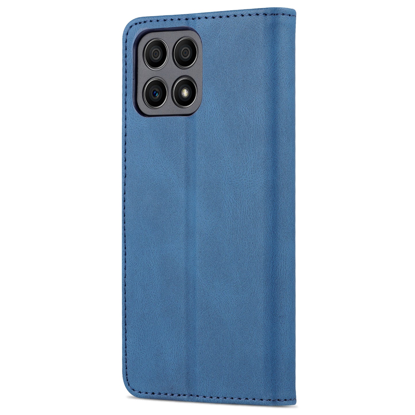 AZNS Magnetic Closure PU Leather Flip Wallet Case Stand Shockproof TPU Inner Shell Phone Cover for Honor X30i