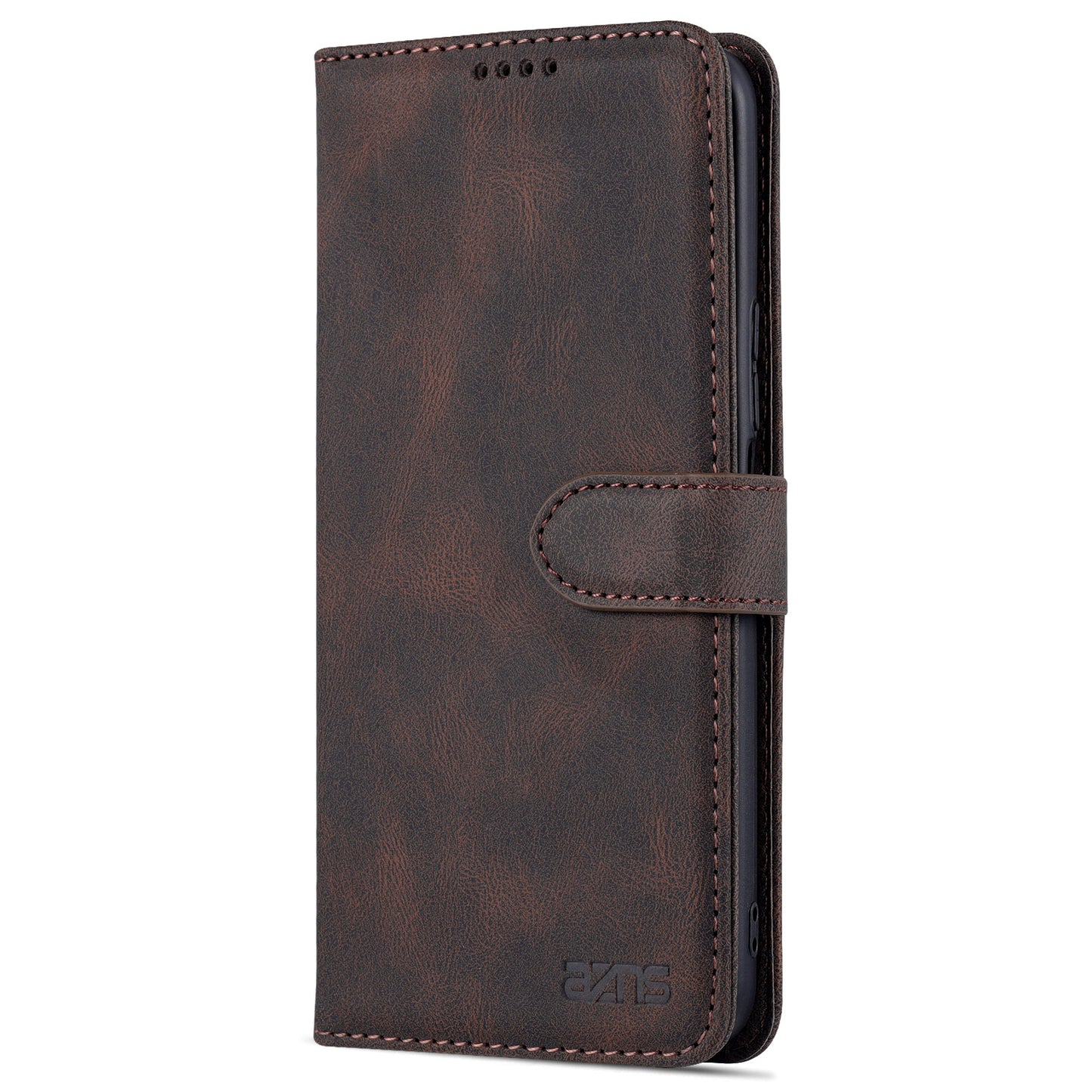AZNS Magnetic Closure PU Leather Flip Wallet Case Stand Shockproof TPU Inner Shell Phone Cover for Honor X30i