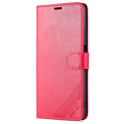 AZNS Textured PU Leather Stand Wallet Case Magnetic Clasp Shock-absorption Cover for Honor X10 Max/X30 Max